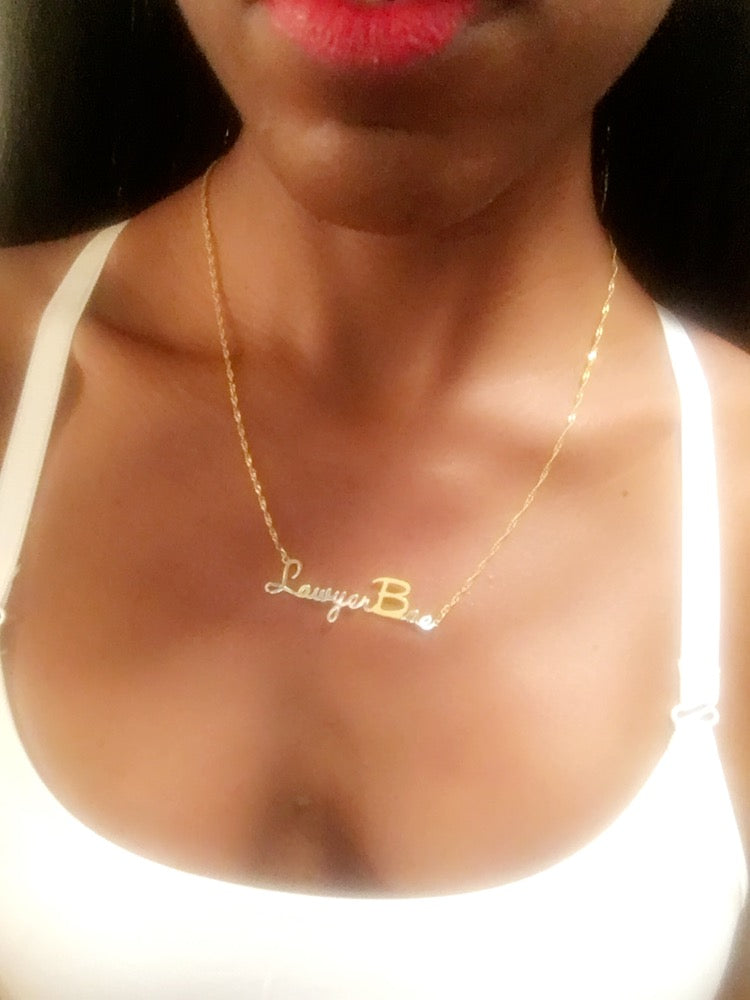 LawyerBae Necklace 14K Gold